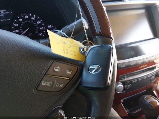 2010 Lexus Ls 460 მანქანა იყიდება აუქციონზე, vin: JTHBL5EF3A5096560, აუქციონის ნომერი: 45565873