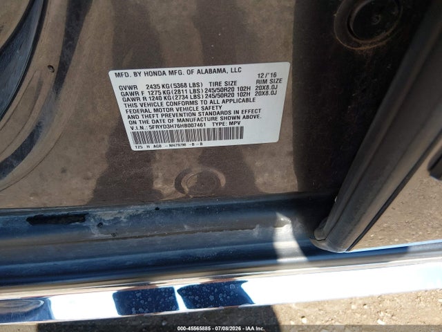 Acura Mdx Technology Entertainment Pkgs 2017 5FRYD3H76HB007461 Image 9