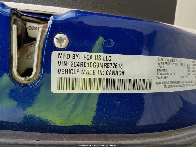Chrysler Voyager Lx 2021 2C4RC1CG9MR577618 Image 9
