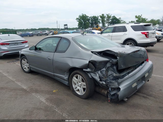 2006 Chevrolet Monte Carlo Lt მანქანა იყიდება აუქციონზე, vin: 2G1WK151X69212634, აუქციონის ნომერი: 45565916