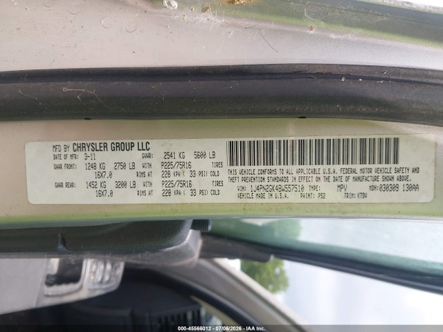 Продажа на аукционе авто 2011 Jeep Liberty Sport, vin: 1J4PN2GK4BW557510, номер лота: 45566012