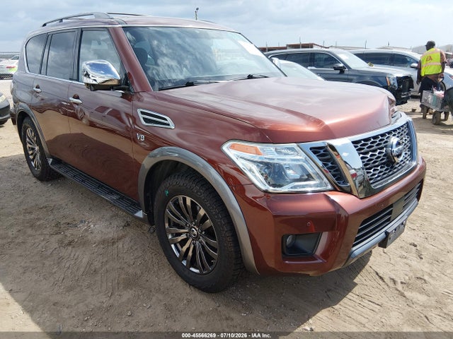 45566269 :رقم المزاد ، JN8AY2NF9J9333224 vin ، 2018 Nissan Armada Platinum مزاد بيع