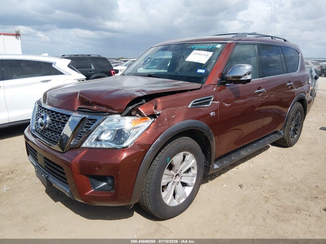 45566269 :رقم المزاد ، JN8AY2NF9J9333224 vin ، 2018 Nissan Armada Platinum مزاد بيع