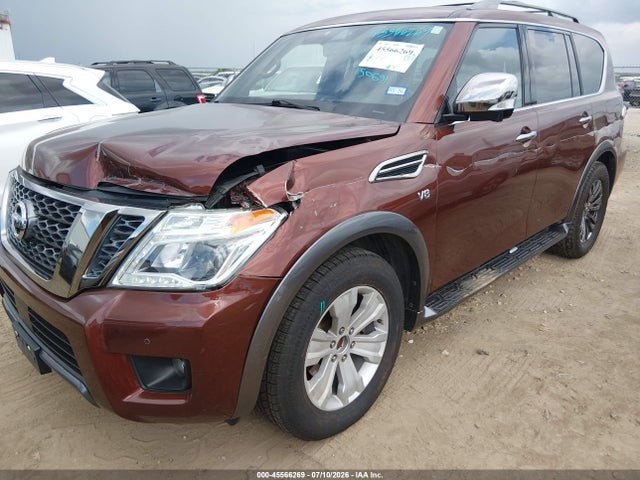 45566269 :رقم المزاد ، JN8AY2NF9J9333224 vin ، 2018 Nissan Armada Platinum مزاد بيع