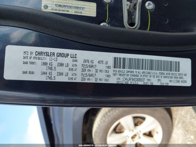 Jeep Patriot Latitude 2014 1C4NJRFBXED689237 Image 9