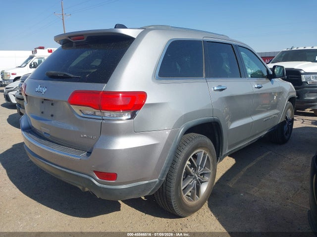 2017 Jeep Grand Cherokee Limited მანქანა იყიდება აუქციონზე, vin: 1C4RJEBG4HC960086, აუქციონის ნომერი: 45566516