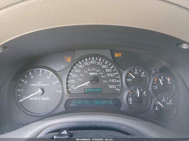 45566629 :رقم المزاد ، 1GHDT13S122342473 vin ، 2002 Oldsmobile Bravada مزاد بيع
