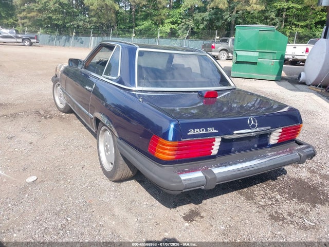 45566968 :رقم المزاد ، WDBBA45A2DB023609 vin ، 1983 Mercedes-benz 380 Sl مزاد بيع