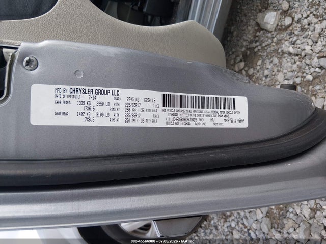 Dodge Grand Caravan Se 2014 2C4RDGBG0ER478429 Image 9