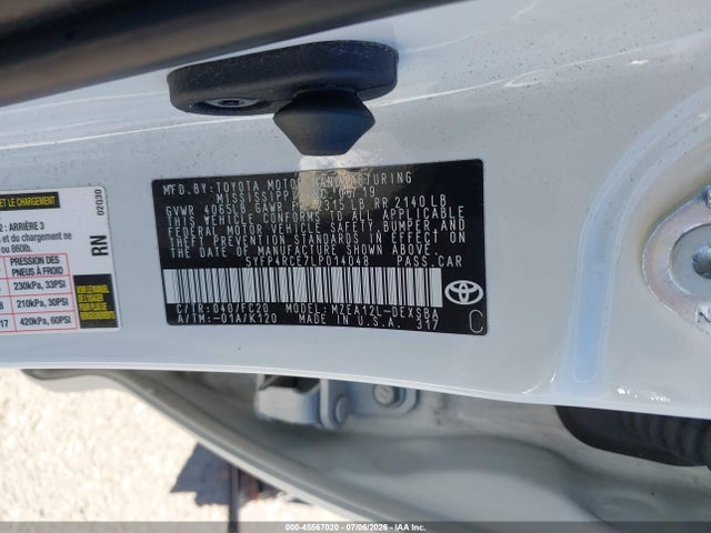 5YFP4RCE7LP014048 Toyota COROLLA SE