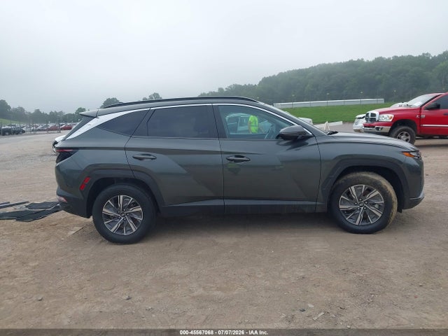 45567068 :رقم المزاد ، KM8JBCA10NU051243 vin ، 2022 Hyundai Tucson Hybrid Blue مزاد بيع