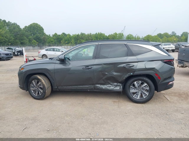 45567068 :رقم المزاد ، KM8JBCA10NU051243 vin ، 2022 Hyundai Tucson Hybrid Blue مزاد بيع