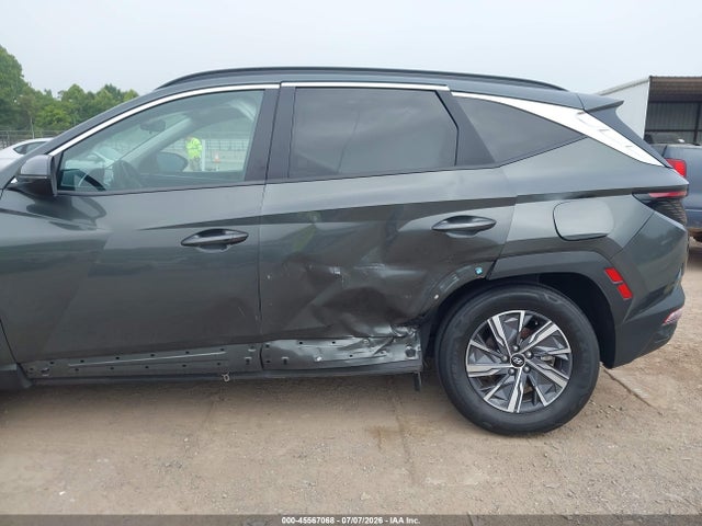 45567068 :رقم المزاد ، KM8JBCA10NU051243 vin ، 2022 Hyundai Tucson Hybrid Blue مزاد بيع