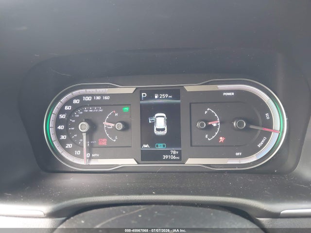 45567068 :رقم المزاد ، KM8JBCA10NU051243 vin ، 2022 Hyundai Tucson Hybrid Blue مزاد بيع