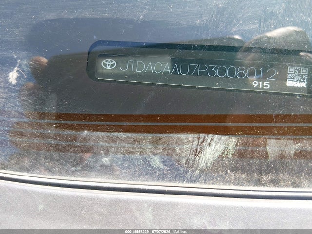 Toyota PRIUS XLE 2023 JTDACAAU7P3008012 Image 9