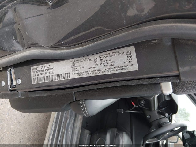 45567311 :رقم المزاد ، 1C4RJKBG0P8744817 vin ، 2023 Jeep Grand Cherokee L Limited 4x4 مزاد بيع
