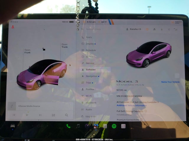 Tesla Model 3 Long Range/mid Range/standard Range/standard Range Plus 2019 5YJ3E1EAXKF412954 Image 15