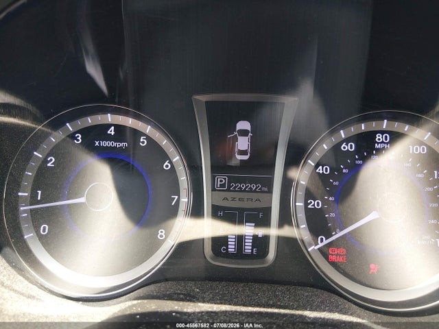 2013 Hyundai Azera მანქანა იყიდება აუქციონზე, vin: KMHFH4JG7DA216249, აუქციონის ნომერი: 45567582