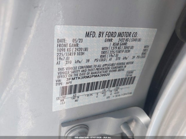 Ford Mustang Mach-e Premium 2023 3FMTK3RM2PMA39920 Image 9