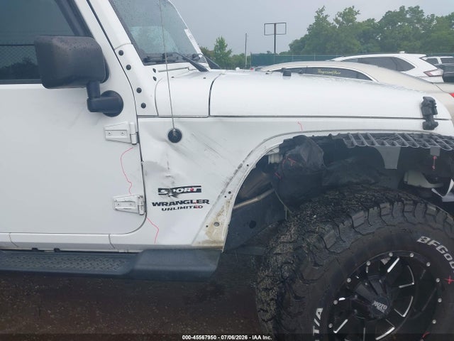 Продажа на аукционе авто 2016 Jeep Wrangler Unlimited Sport, vin: 1C4BJWDG3GL242564, номер лота: 45567950