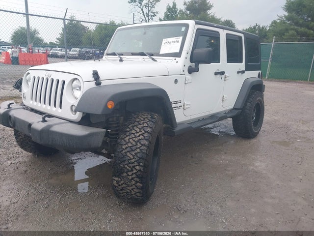 Продажа на аукционе авто 2016 Jeep Wrangler Unlimited Sport, vin: 1C4BJWDG3GL242564, номер лота: 45567950