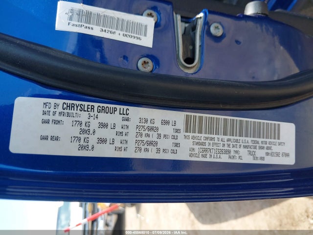 45568010 :رقم المزاد ، 1C6RR7KT1ES263890 vin ، 2014 Ram 1500 Express مزاد بيع