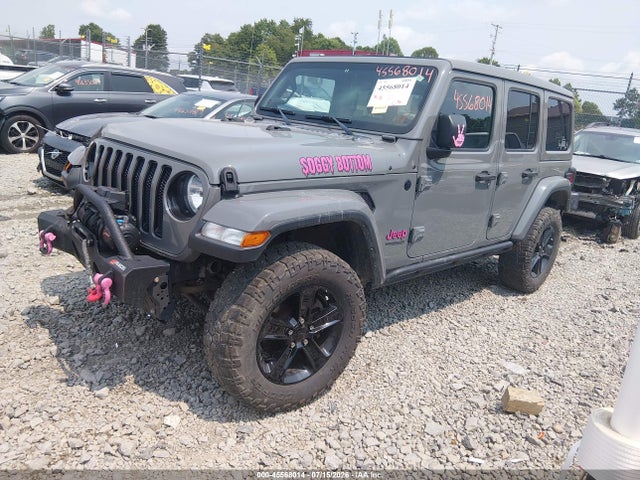45568014 :رقم المزاد ، 1C4HJXEN0MW687965 vin ، 2021 Jeep Wrangler Unlimited Sahara Altitude 4x4 مزاد بيع