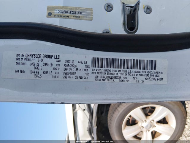 Продажа на аукционе авто 2014 Jeep Patriot Sport, vin: 1C4NJPBA5ED881330, номер лота: 45568037