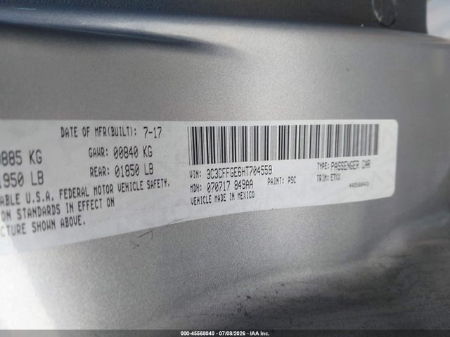 Fiat 500E BATTERY ELECTRIC 2017 3C3CFFGE6HT704559 Image 9