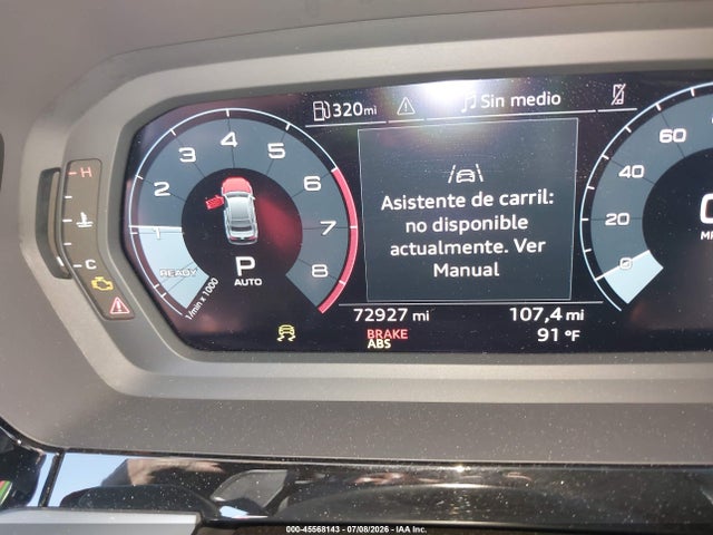 45568143 :رقم المزاد ، WAUAUDGY4NA045372 vin ، 2022 Audi A3 Premium 40 Tfsi Front-wheel Drive S Tronic مزاد بيع