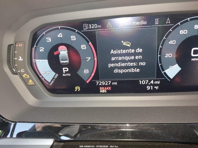 45568143 :رقم المزاد ، WAUAUDGY4NA045372 vin ، 2022 Audi A3 Premium 40 Tfsi Front-wheel Drive S Tronic مزاد بيع