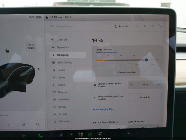 45568164 :رقم المزاد ، 5YJ3E1EA1MF872989 vin ، 2021 Tesla Model 3 Standard Range Plus Rear-wheel Drive مزاد بيع