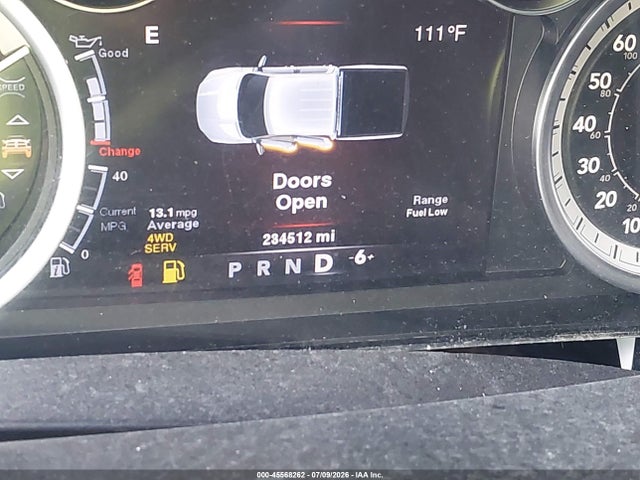 2013 Ram 1500 Slt მანქანა იყიდება აუქციონზე, vin: 1C6RR7GP0DS659805, აუქციონის ნომერი: 45568262