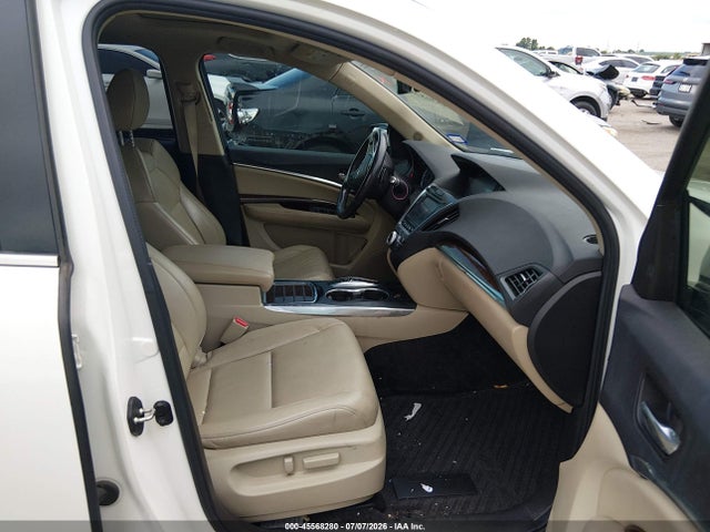 45568280 :رقم المزاد ، 5FRYD3H55HB002038 vin ، 2017 Acura Mdx Technology Package مزاد بيع