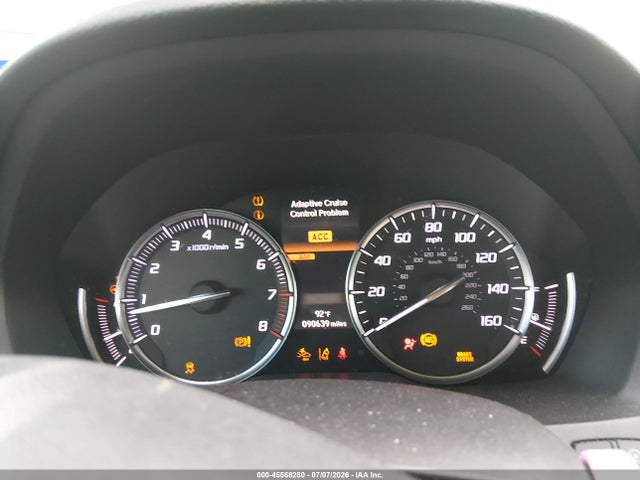 45568280 :رقم المزاد ، 5FRYD3H55HB002038 vin ، 2017 Acura Mdx Technology Package مزاد بيع