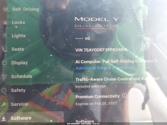 Aukcja sprzedaży 2023 Tesla Model Y Performance Dual Motor All-wheel Drive, vin: 7SAYGDEF3PF624814, numer aukcji: 45568304