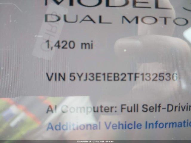 Tesla Model 3 Premium All-wheel Drive 2026 5YJ3E1EB2TF132536 Image 14