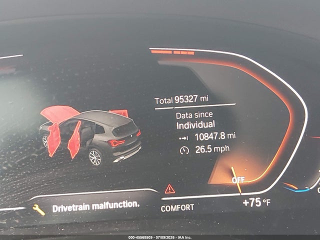 45568509 :رقم المزاد ، 5UX53DP00N9K54075 vin ، 2022 Bmw X3 Xdrive30i مزاد بيع