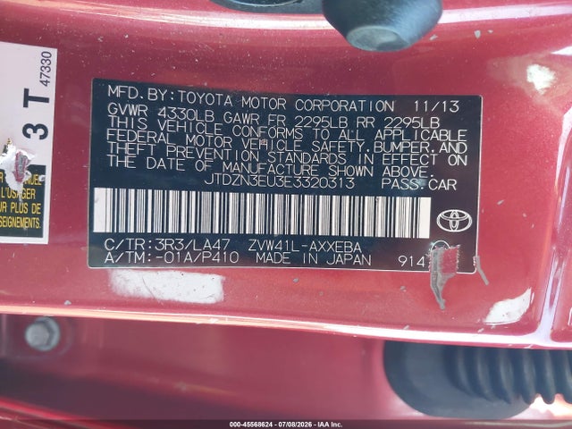 Toyota Prius V Five 2014 JTDZN3EU3E3320313 Image 9