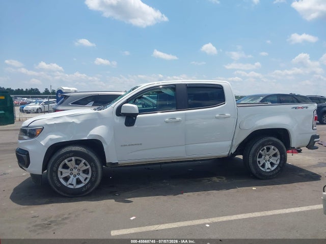 45568745 :رقم المزاد ، 1GCGTCEN9M1187606 vin ، 2021 Chevrolet Colorado 4wd  Short Box Lt مزاد بيع