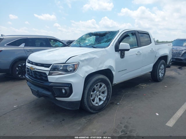 45568745 :رقم المزاد ، 1GCGTCEN9M1187606 vin ، 2021 Chevrolet Colorado 4wd  Short Box Lt مزاد بيع