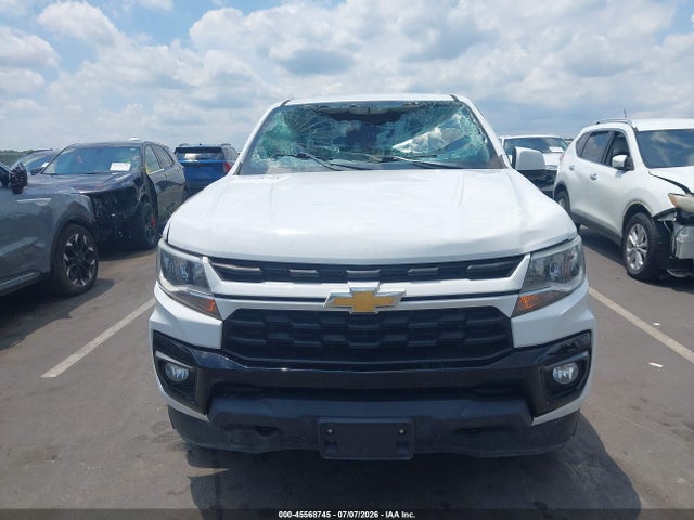 45568745 :رقم المزاد ، 1GCGTCEN9M1187606 vin ، 2021 Chevrolet Colorado 4wd  Short Box Lt مزاد بيع