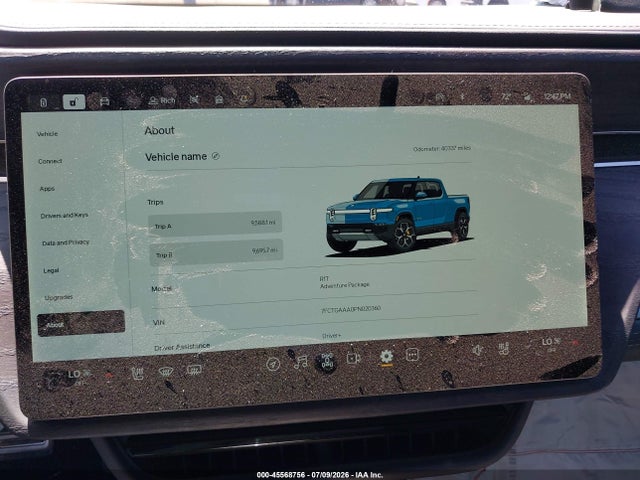 Продажа на аукционе авто 2023 Rivian R1t Adventure Quad Motor Large Pack, vin: 7FCTGAAA0PN020360, номер лота: 45568756