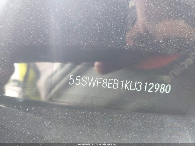 45568871 :رقم المزاد ، 55SWF8EB1KU312980 vin ، 2019 Mercedes-benz C 300 4matic مزاد بيع