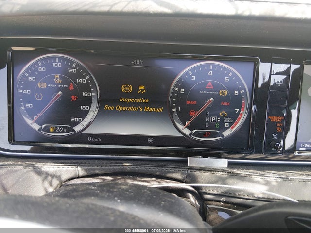 2016 Mercedes-benz Amg S 63 4matic მანქანა იყიდება აუქციონზე, vin: WDDUG7JB8GA230384, აუქციონის ნომერი: 45568901
