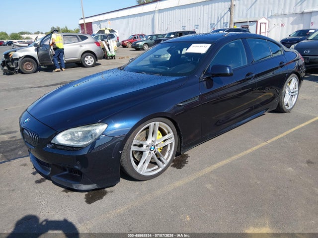 45568934 :رقم المزاد ، WBA6B2C59FGB99122 vin ، 2015 Bmw 650i Gran Coupe مزاد بيع
