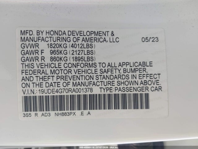 Acura Integra A-spec Technology 2024 19UDE4G70RA001378 Image 9