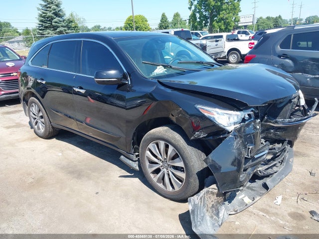 45569138 :رقم المزاد ، 5FRYD4H49FB022013 vin ، 2015 Acura Mdx Technology Package مزاد بيع