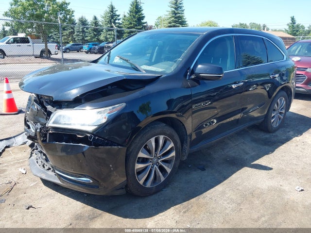 45569138 :رقم المزاد ، 5FRYD4H49FB022013 vin ، 2015 Acura Mdx Technology Package مزاد بيع