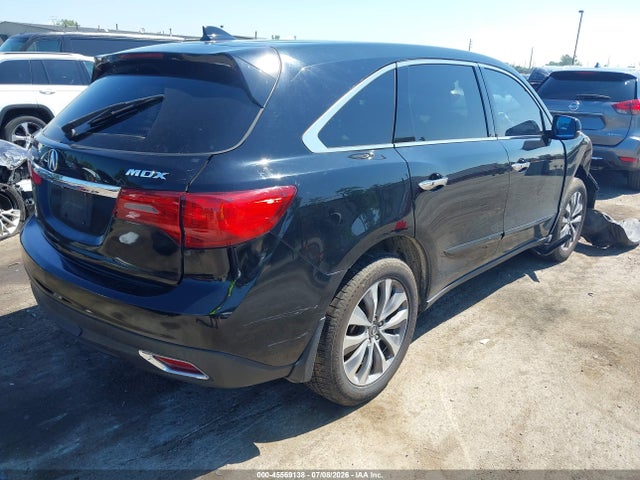 45569138 :رقم المزاد ، 5FRYD4H49FB022013 vin ، 2015 Acura Mdx Technology Package مزاد بيع
